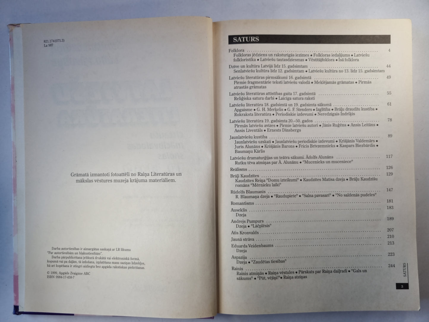 Latviešu literatūra cittautu mācībvalodas skolas 10.klasei