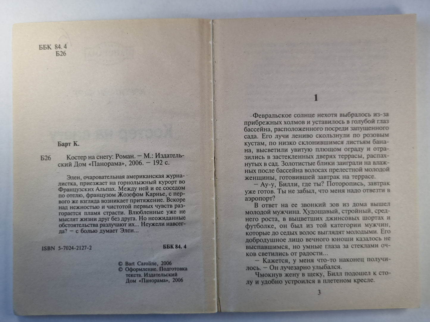 Костер на снегу