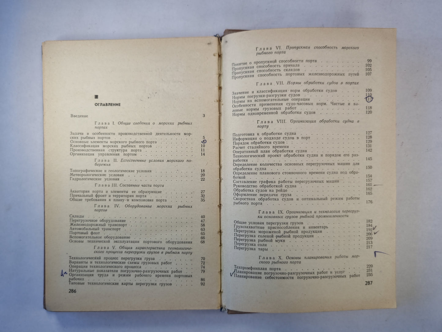 Морские рыбные порты и их эксплуатация