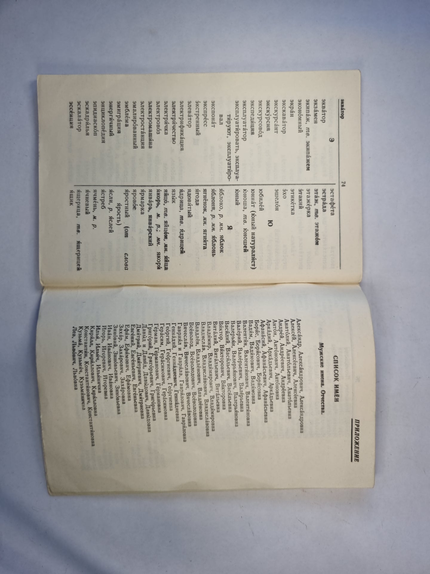 Орфографический словарь А-Я