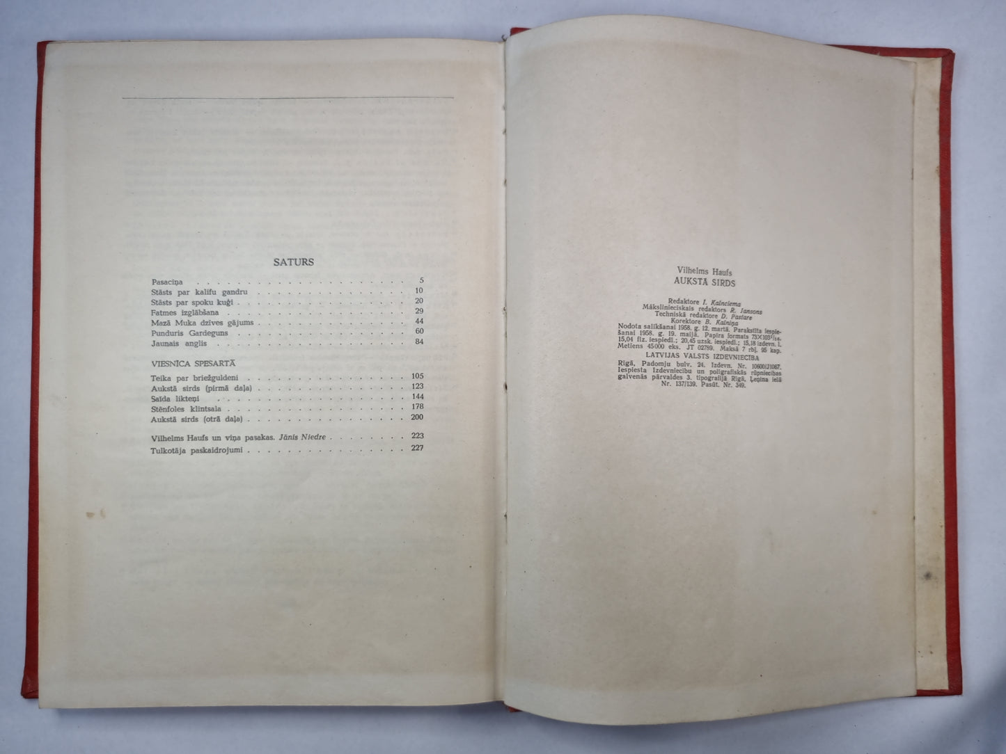 Aukstā sirds un citas pasakas (LAT)