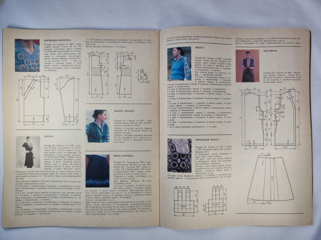 Вязание 1982. Album modèle