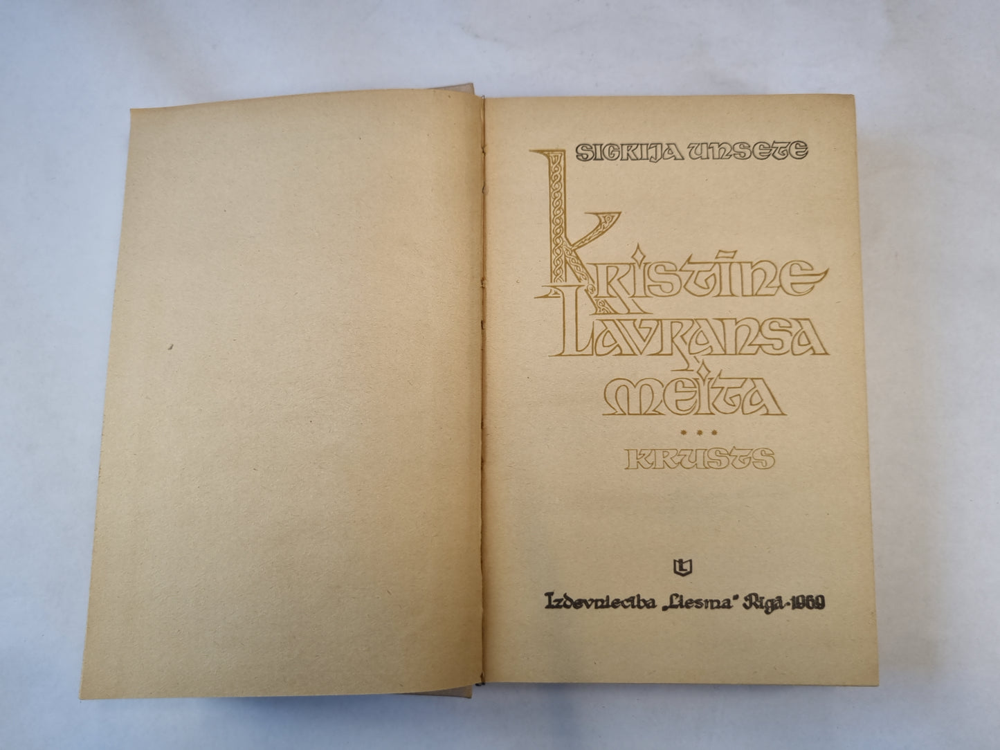 Kristine Lavransa meita. III grāmata.Krusts